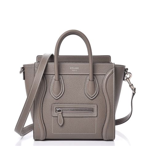 celine nano souris|NANO LUGGAGE BAG IN DRUMMED CALFSKIN .